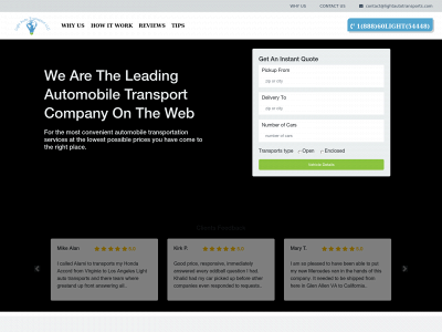 lightautotransports.com snapshot