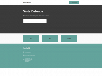 vista-defence.dk snapshot