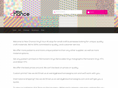 newchancevinyl.com snapshot