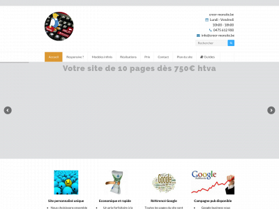 creer-monsite.be snapshot