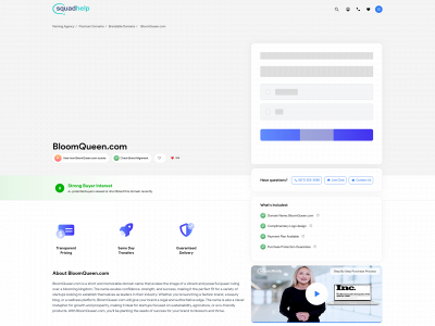 bloomqueen.com snapshot