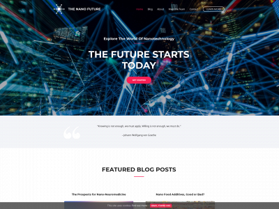 thenanofuture.com snapshot