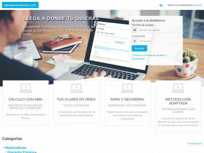 aquiaprenderas.com snapshot