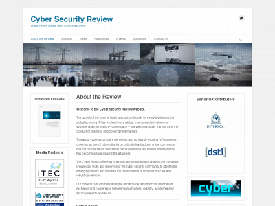 www.cybersecurity-review.com snapshot