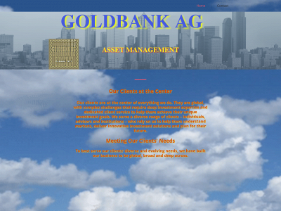 goldbank.ag snapshot