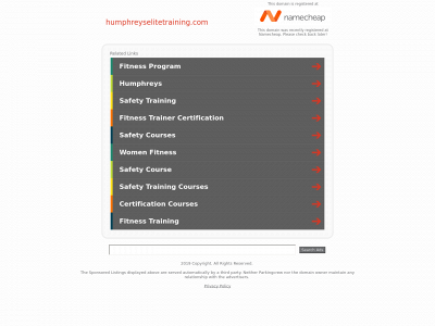 humphreyselitetraining.com snapshot