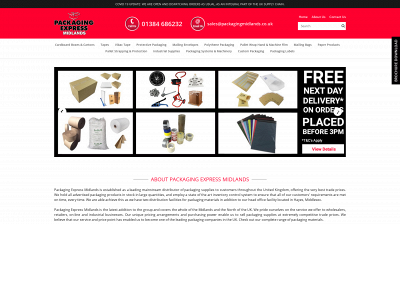packagingmidlands.co.uk snapshot