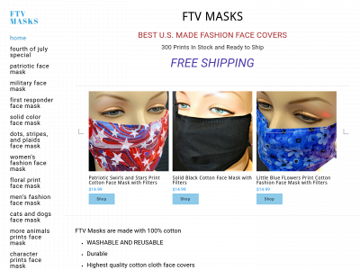 www.ftvmasks.com snapshot