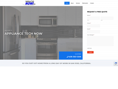 appliancetechnow.com snapshot