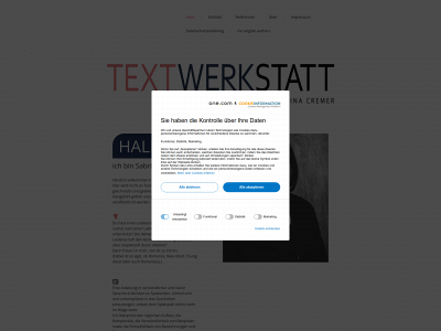 textwerkstatt.org snapshot