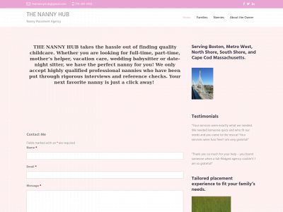 thenannyhub.com snapshot