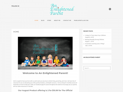 anenlightenedparent.com snapshot