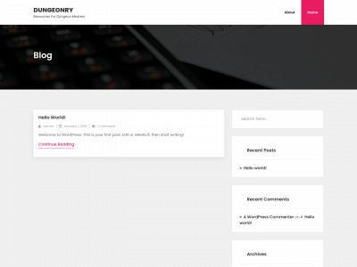 dungeonry.com snapshot