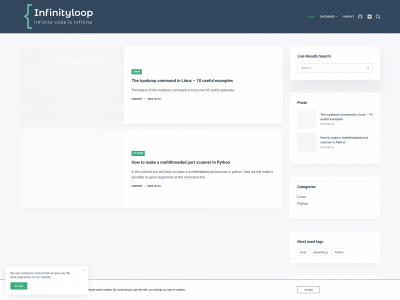 infinityloop.se snapshot