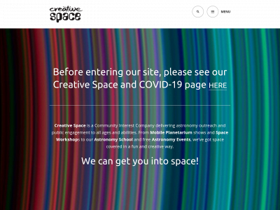 creative-space.org.uk snapshot