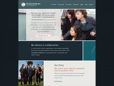 transforminglocalcommunities.com snapshot