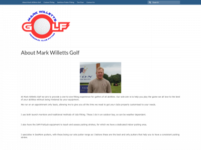 markwillettsgolf.com snapshot