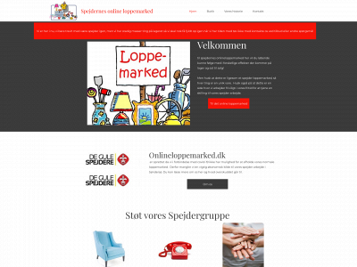 onlineloppemarked.dk snapshot