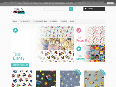 www.telasdecolores.com snapshot