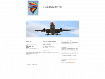 flygdykdoktor.se snapshot