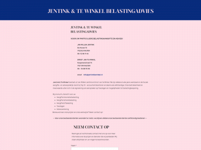 jentinktewinkel.nl snapshot