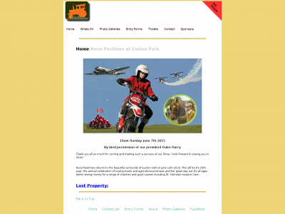 eustonruralpastimes.org.uk snapshot