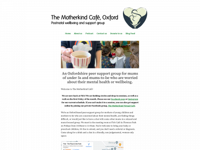 themotherkindcafe.org snapshot