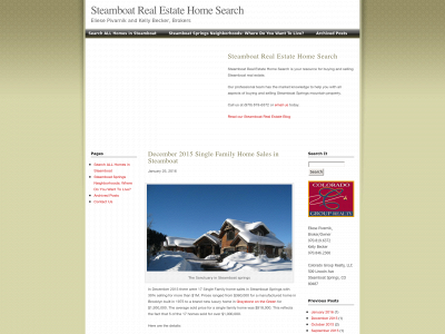 steamboathomesales.com snapshot