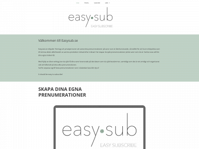 easysub.se snapshot