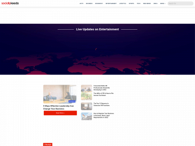 sociallykeeda.com snapshot