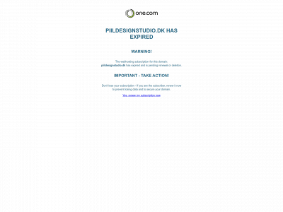 piildesignstudio.dk snapshot