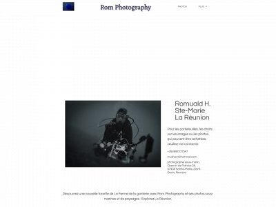 romphotography.re snapshot