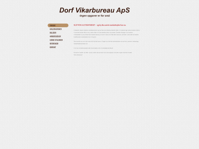 dorfvikarbureau.dk snapshot