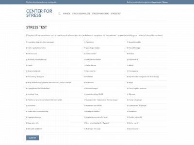 centerforstress.dk snapshot