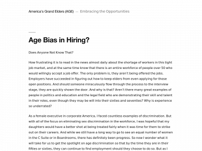 americasgrandelders.com snapshot