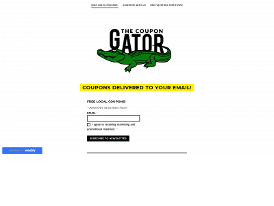 www.thecoupongator.com snapshot