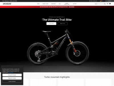 specialized.com snapshot