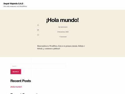 seguirviajando.co snapshot