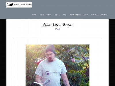 adamlevonbrown.org snapshot