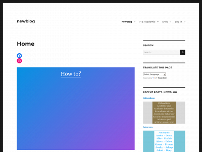 newblog.com.au snapshot