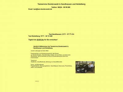 taxi-dombrowski.de snapshot