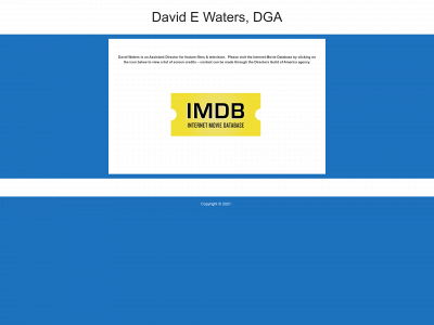 davidwaters.com snapshot
