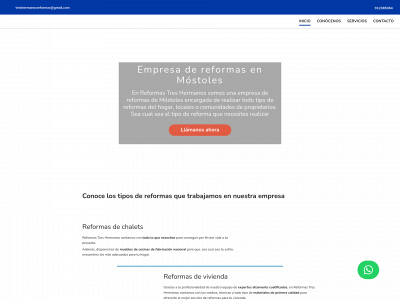 www.reformastreshermanos.com snapshot