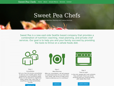 sweetpeachefs.com snapshot