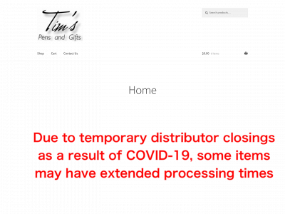 timspensandgifts.com snapshot