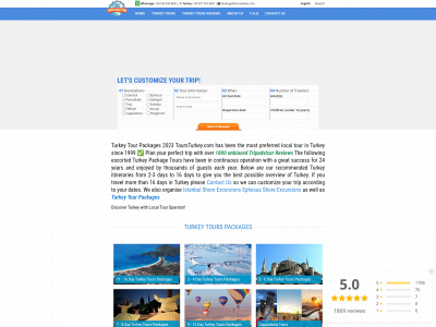 toursturkey.com snapshot