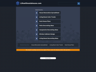 lifewithoutahouse.com snapshot