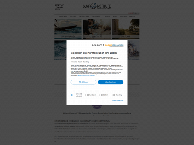 surf-institute.com snapshot