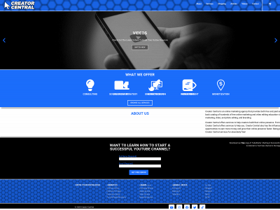 creatorcentral.org snapshot