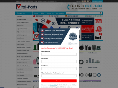 vital-parts.co.uk snapshot